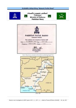 Pakistan Navy Profile
