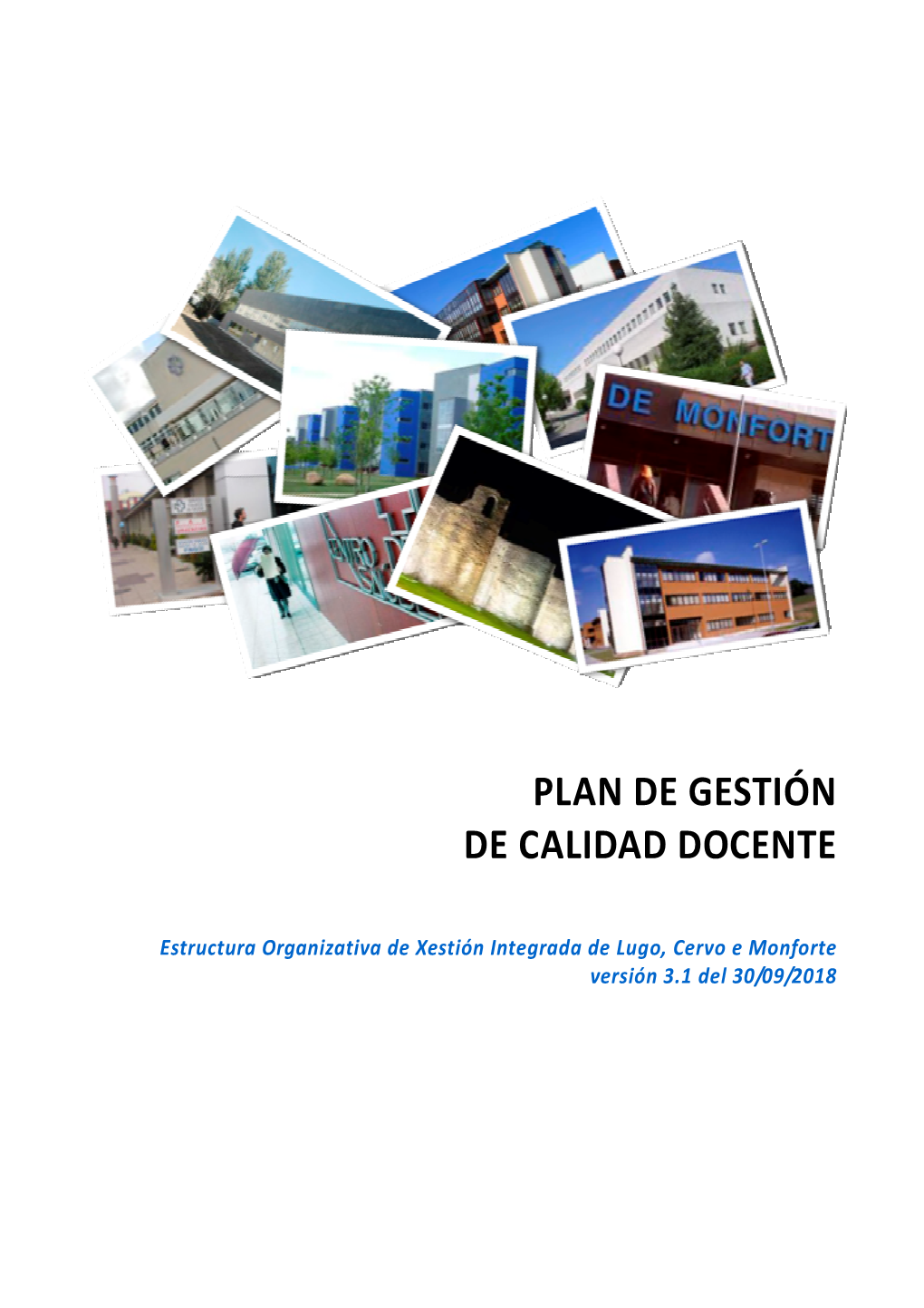 Plan De Gestión De Calidad Docente