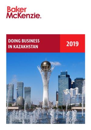 Doing Business in Kazakhstan 2019