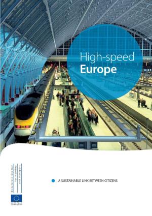 High-Speed Europe, a Sustainable Link Between Citizens