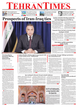 Prospects of Iran-Iraq Ties