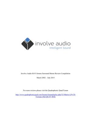 Involve Audio Hi-Fi Forums Surround Master Review Compilation March
