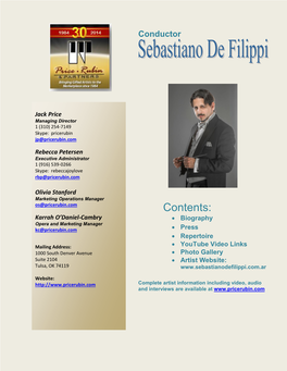 Sebastiano De Filippi – Biography