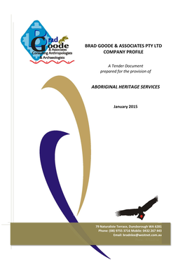 Brad Goode & Associates Pty Ltd Company Profile