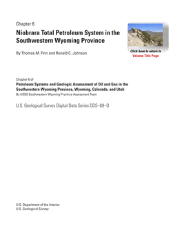 Niobrara Total Petroleum System in the Southwestern Wyoming Province