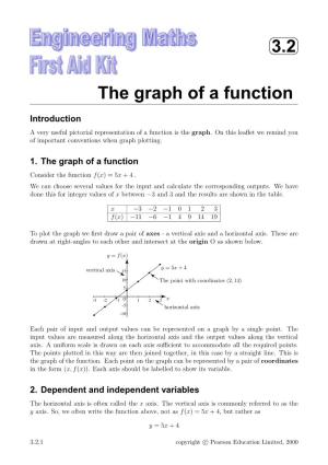 3.2 the Graph of a Function