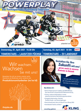 Lausitzer Füchse Towerstars - Ev Landshut