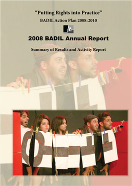2008 BADIL Annual Report