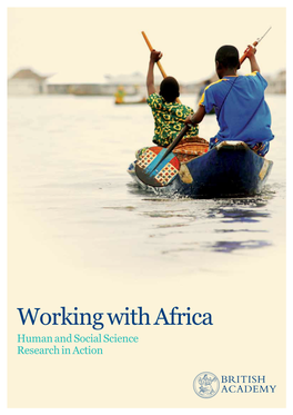 Working with Africa Human and Social Science Research in Action Contents