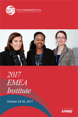 2017 EMEA Institute