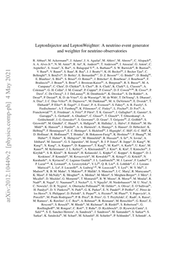 Leptoninjector and Leptonweighter: a Neutrino Event Generator and Weighter for Neutrino Observatories