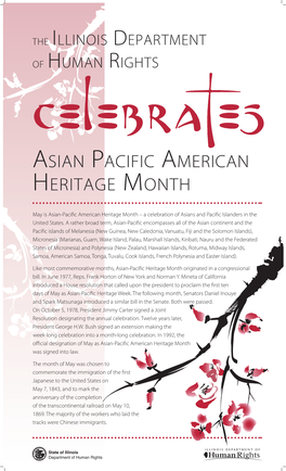 May Is Asian-Pacific American Heritage Month – a Celebration of Asians and Pacific Islanders in the United States