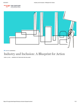 Industry and Inclusion: a Blueprint for Action