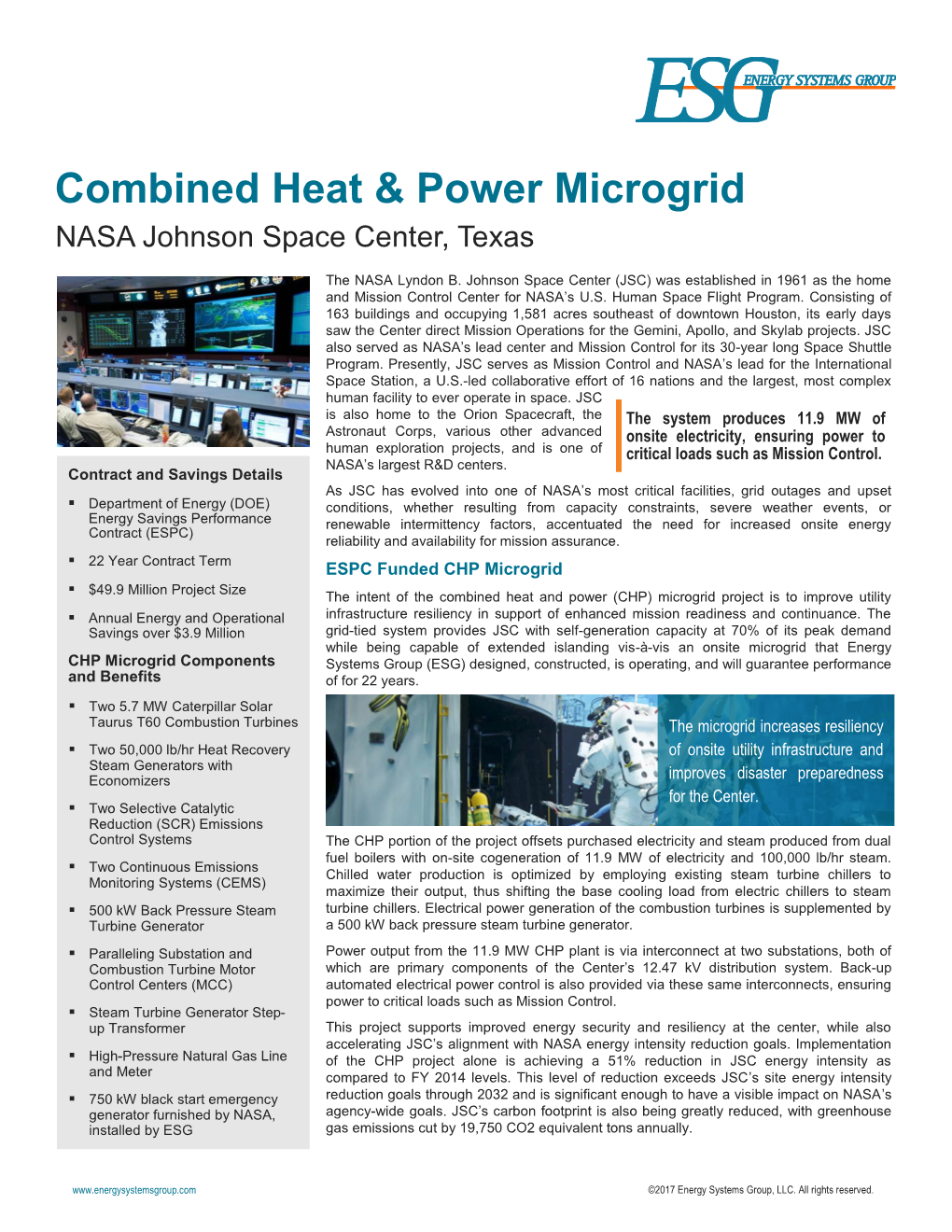 Combined Heat & Power Microgrid