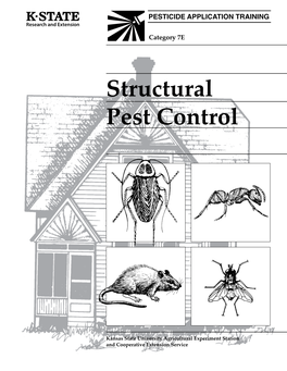 S15 Structural Pest Control, Category 7E, Pesticide Application Training