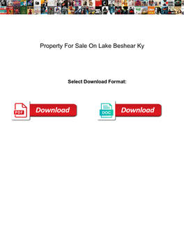 Property for Sale on Lake Beshear Ky