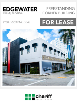 Edgewater for Lease