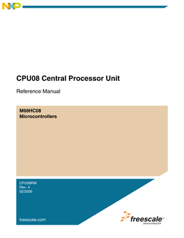 CPU08RM, CPU08 Central Processor Unit