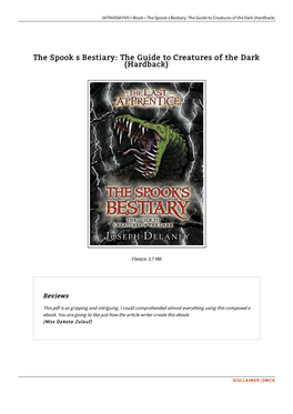 Download Kindle \ the Spook S Bestiary: the Guide to Creatures of the Dark (Hardback)