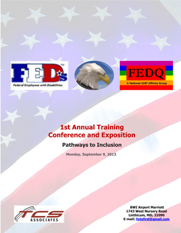 1St Annual Training Conference and Exposition