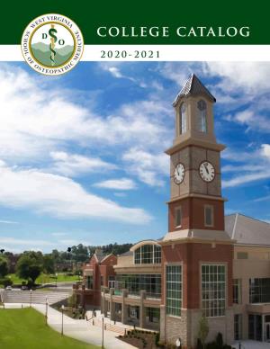 2020-2021 College Catalog