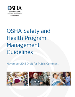 OSHA Safety and Health Program Management Guidelines