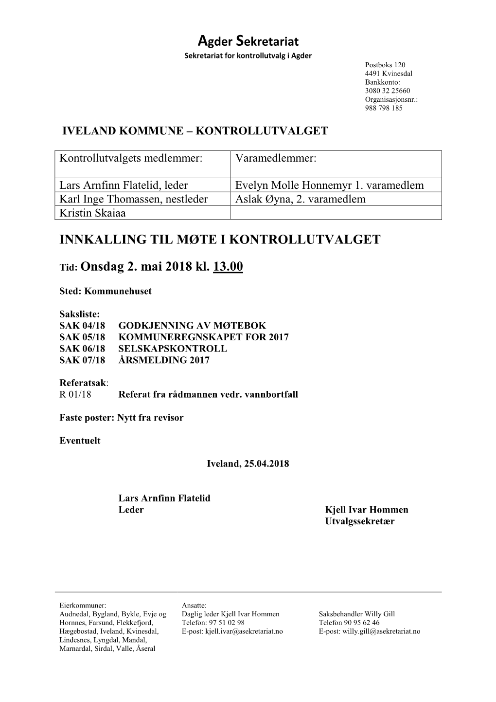 Renovasjonsselskapet for Farsund Og Lyngdal AS