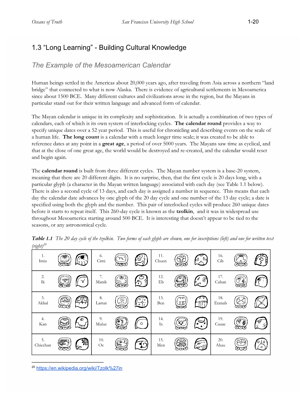 Building Cultural Knowledge the Example of the Mesoamerican