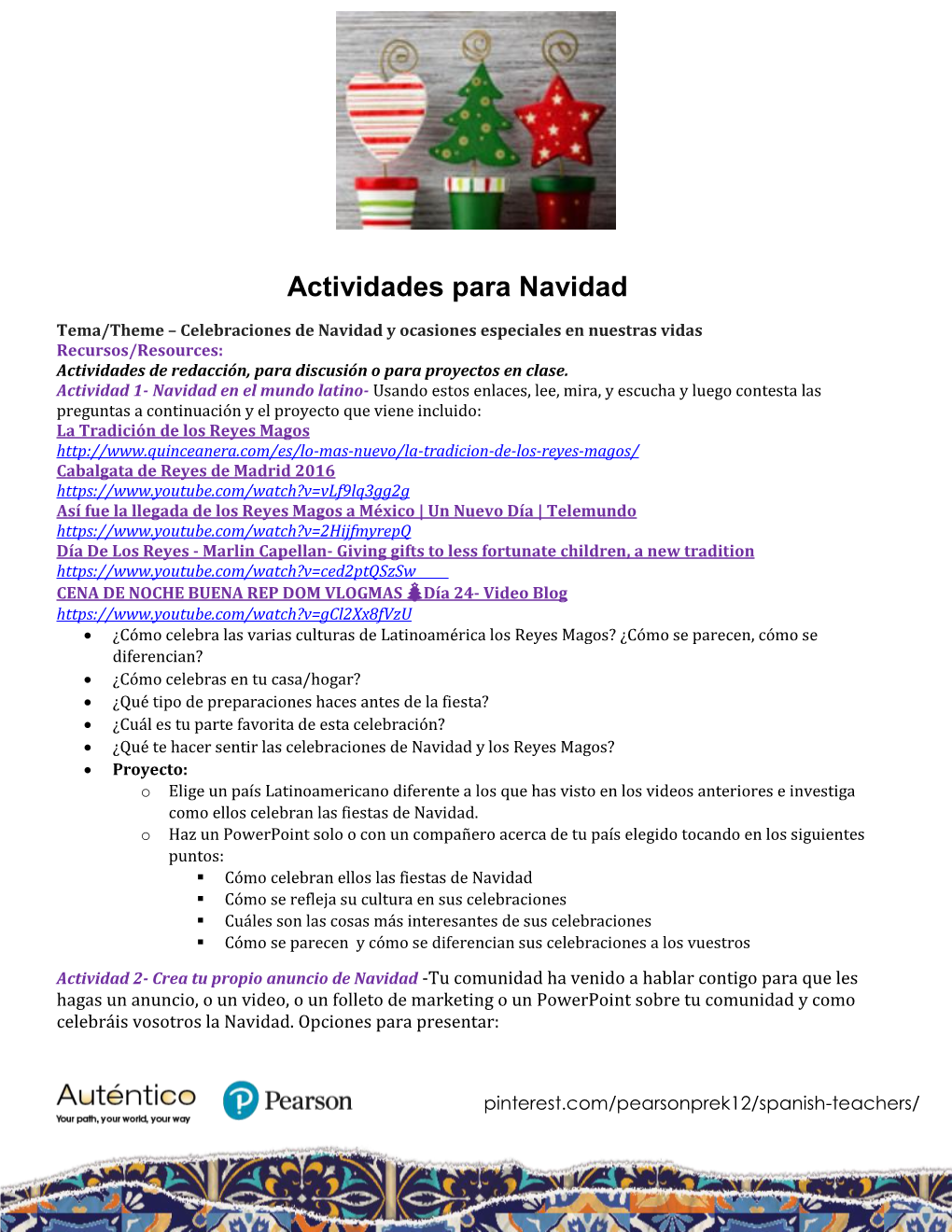 Actividades Para Navidad