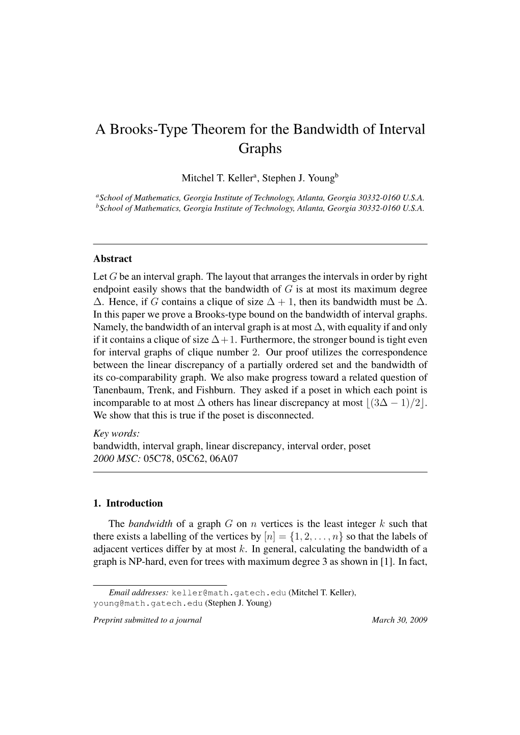 Degree Bounds for Linear Discrepancy of Interval Orders And