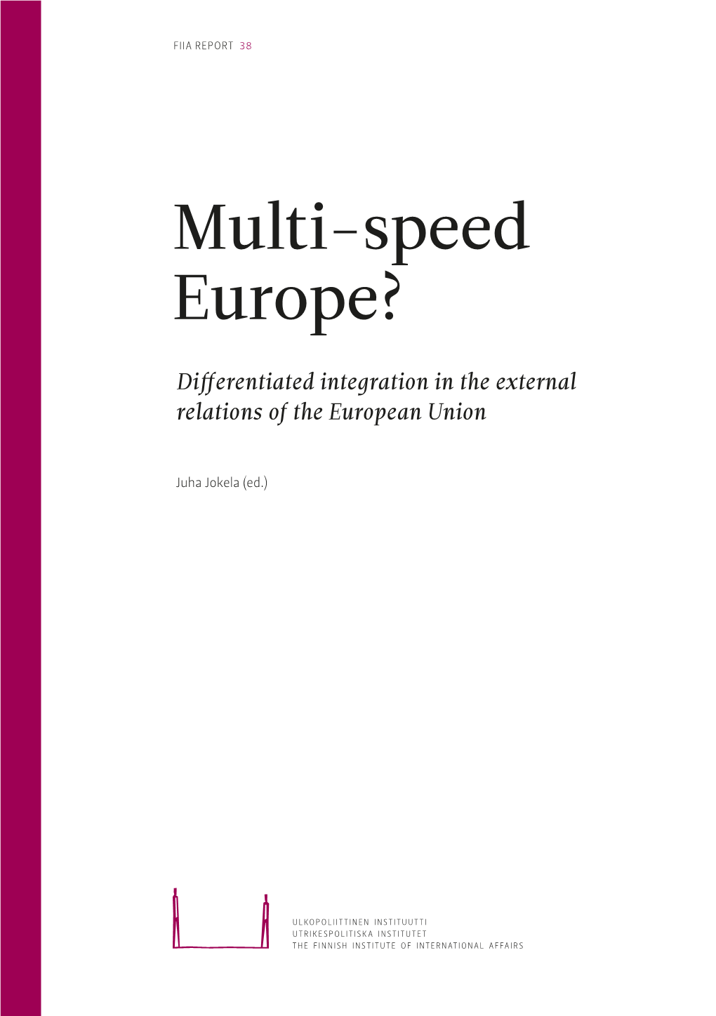 Multi-Speed Europe?