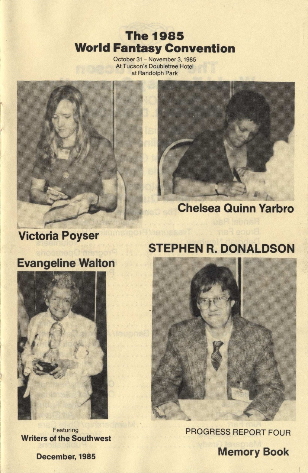 1985 World Fantasy Convention PR 4