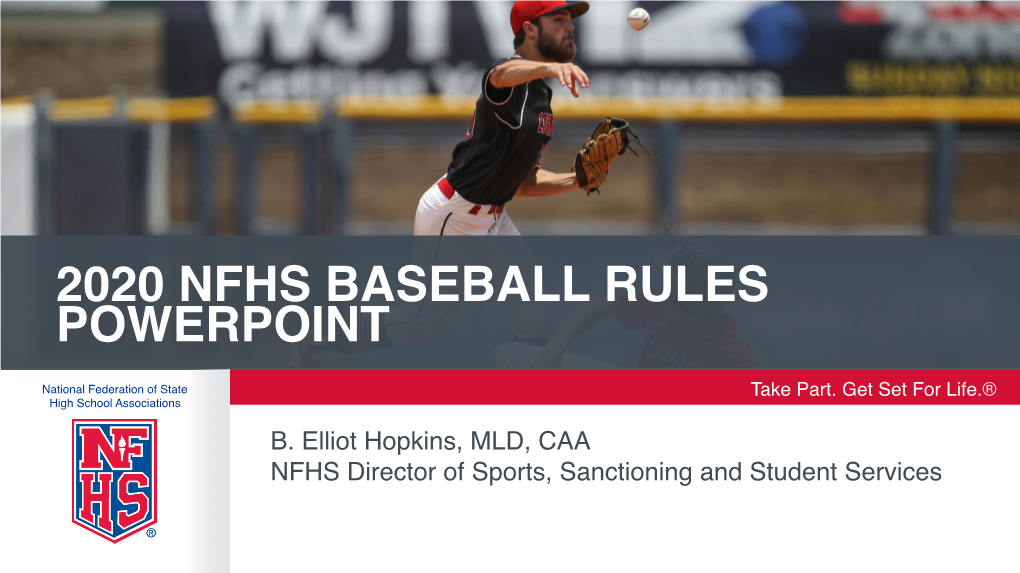 2020 NFHS Baseball Rules PPT AD