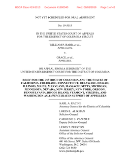 USCA Case #19-5013 Document #1800340 Filed: 08/01/2019 Page 1 of 42