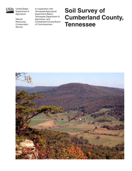 Soil Survey of Cumberland County, Tennessee