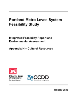 Portland Metro Levee System Feasibility Study