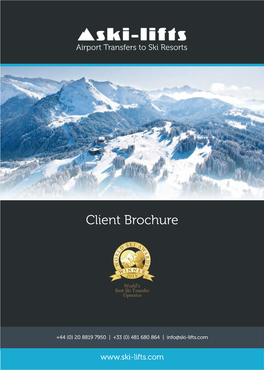 Ski Lifts Client Brochure Email