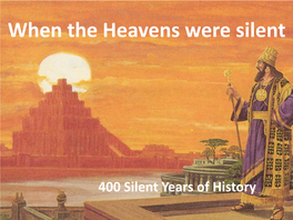 2 NT Survey 400 Silent Years PDF.Pdf