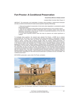 Fort Proctor: a Conditional Preservation