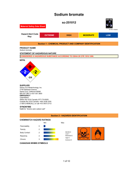 Sodium Bromate