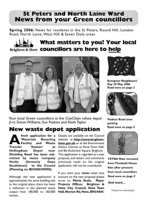 News from Your Green Councillors