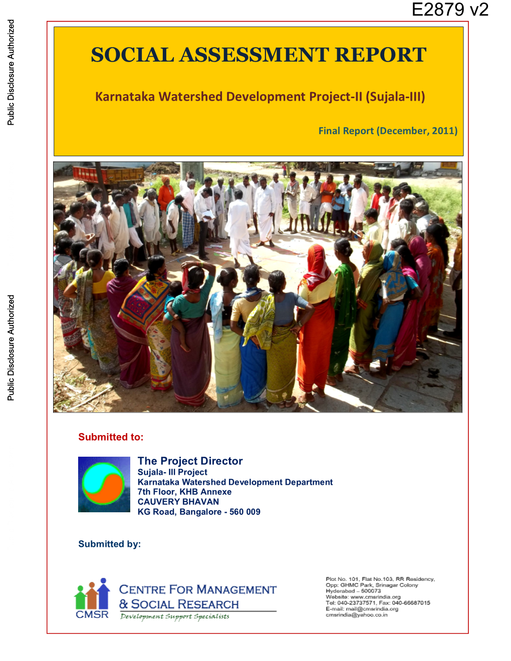 Karnataka Watershed Development Project-II (Sujala-III)