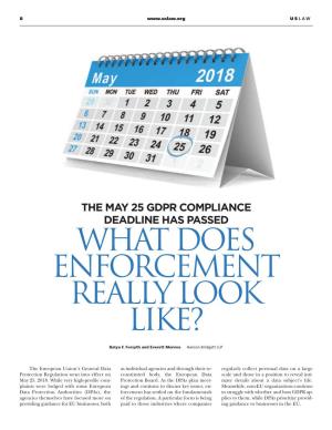 What Does Enforcement Really Look Like?