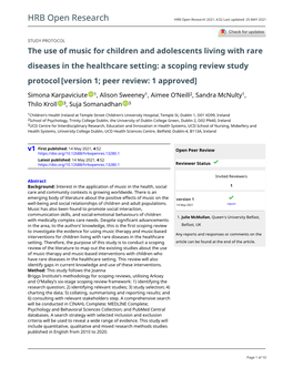 A Scoping Review Study Protocol[Version 1; Peer Review: 1