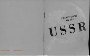 US Army Guide to USSR