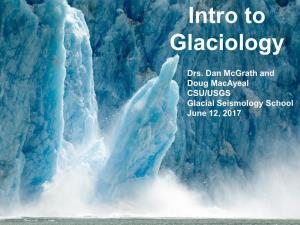 Intro to Glaciology