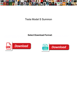 Tesla Model S Summon