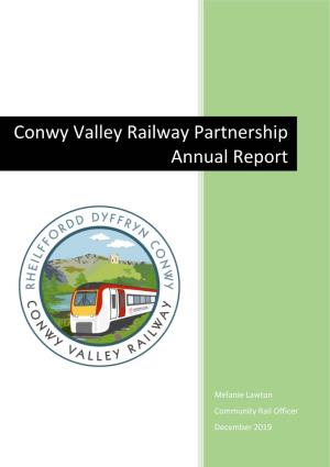 Conwy Valley Railway Partnership Annual Report 2019