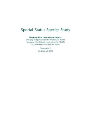 Special Status Species Study