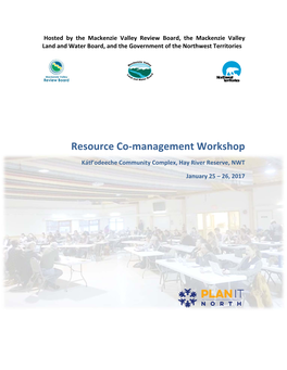 Resource Co-Management Workshop